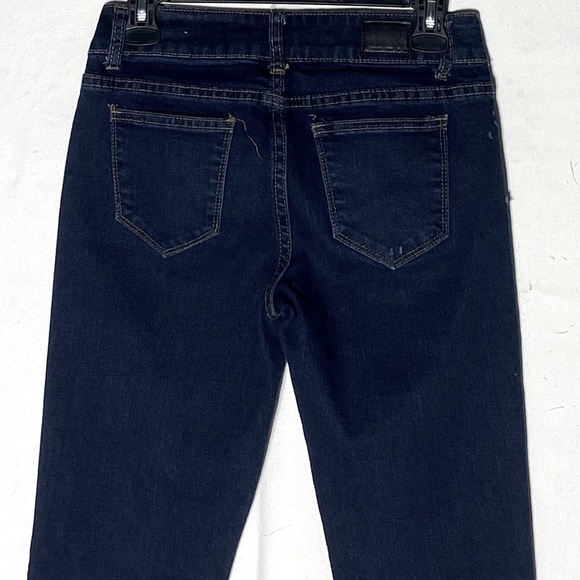 Vintage Y2K Bluenotes Dark Wash Low Rise Flare Leg Jeans 26 - Picture 13 of 15